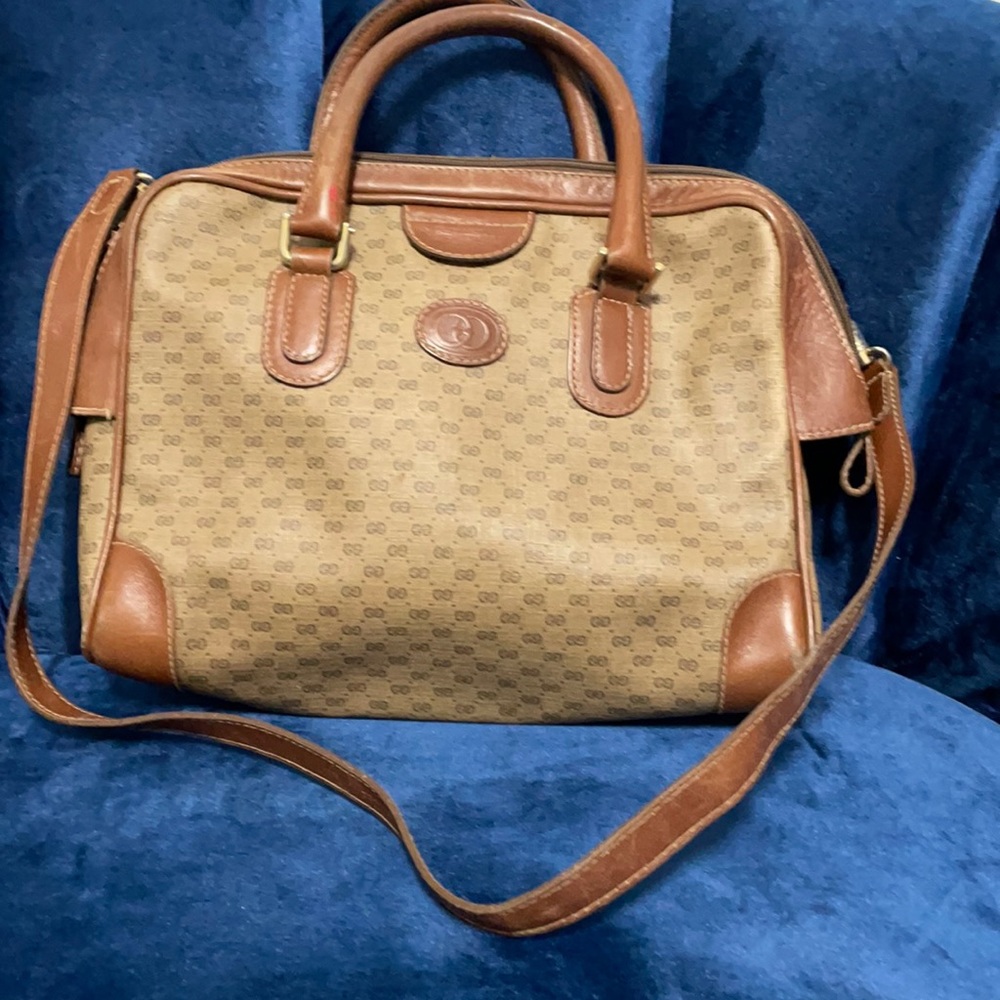 Vintage Gucci Tan/Light Brown Satchel